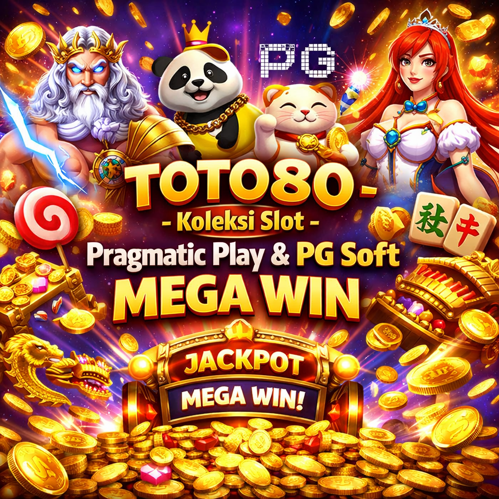 TOTO80 - Koleksi Slot Pragmatic Play & PG Soft Mega Win image 1